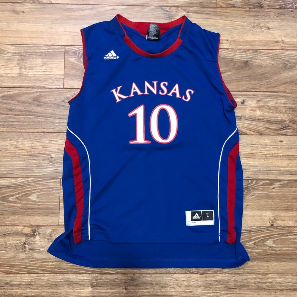 Adidas KU basketball jersey